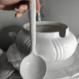 White porcelain soup tureen