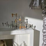 Bougeoir modulaire 1970 Seca dans le style de Stoff Nagel