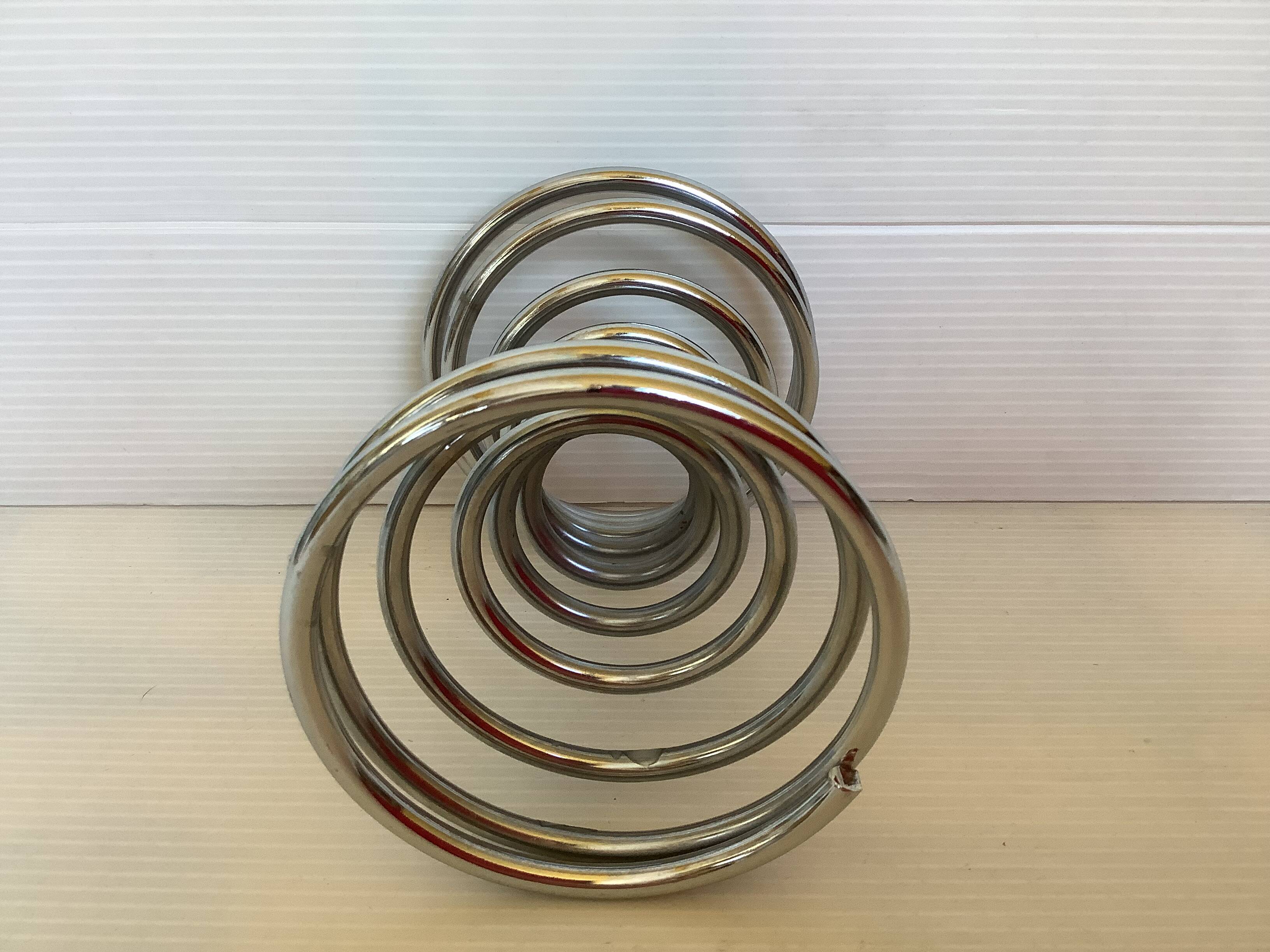 Grand coquetier œuf oie autruche ressort spirale
