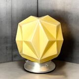 Art Deco style opaline origami flush mount lamp