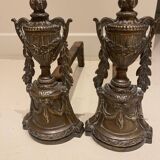 Chenets en bronze