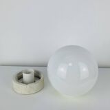 Vintage opaline ball wall light