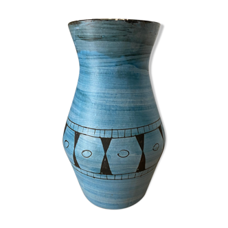 Vase bleu Vallauris