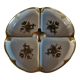 Porcelain flat servant from Limoges Mandavy Marcel