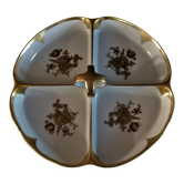 Serviteur plat en porcelaine de Limoges Mandavy Marcel