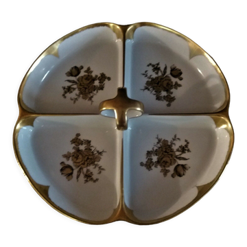 Porcelain flat servant from Limoges Mandavy Marcel