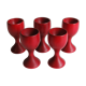 Lot of 5 eggcups, Holmbergs Sweden 1950