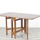 Midcentury McIntosh Drop Leaf Teak Table Modern Danish Style