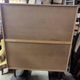 Vintage wardrobe with needle feet and 2 mirrored doors