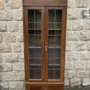 Old library with glass doors