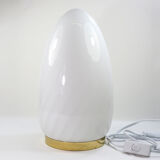 Italian art glass egg table lamp by Vetri Murano, 1970