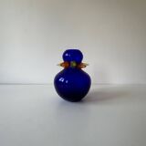 Vase bleu cobalt Jori Suhajek Bohemia tchèque