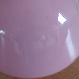 Vase italien en opaline rose