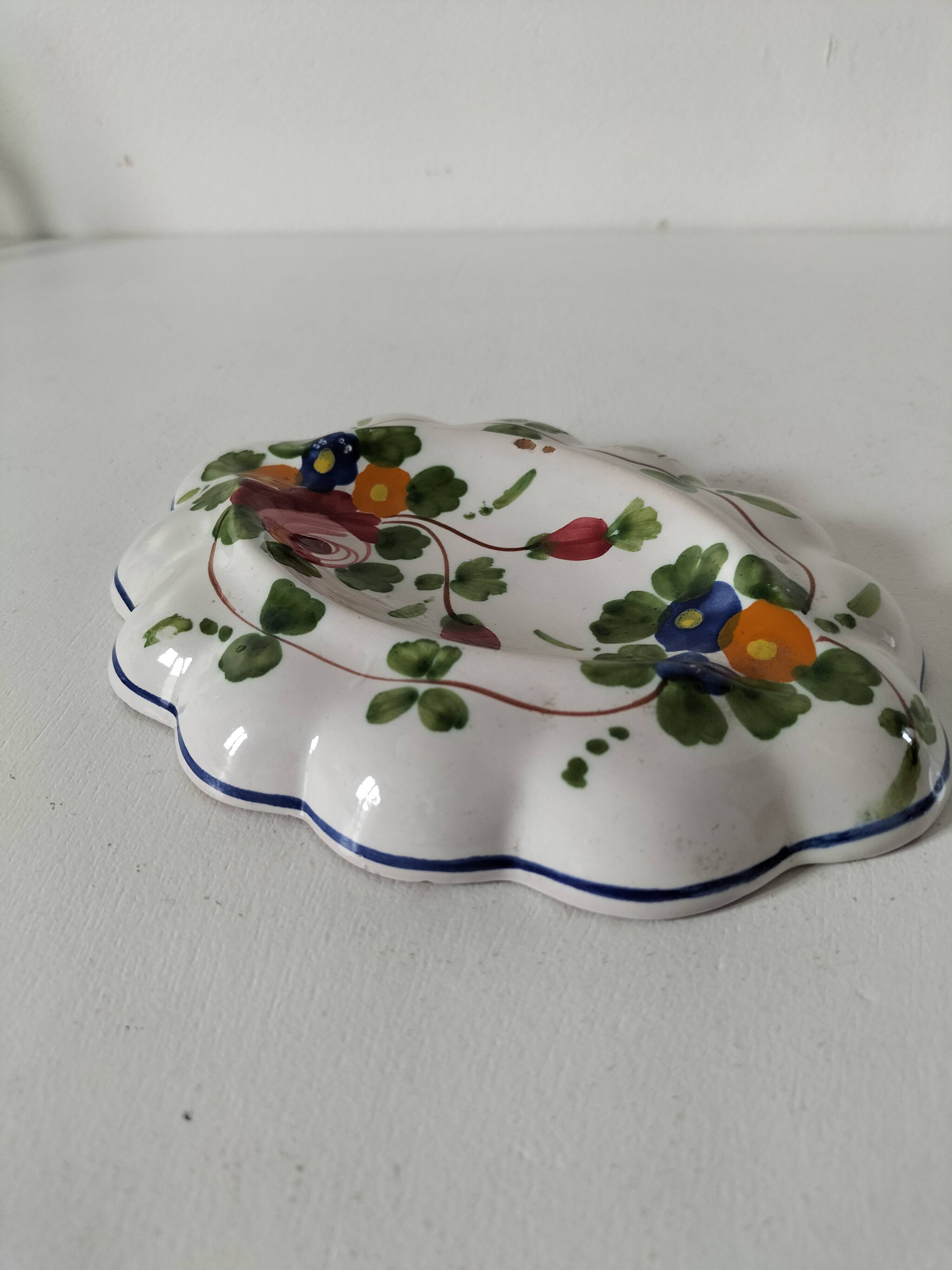 Italian ceramic soap dish