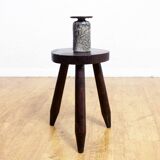 Old solid wood stool