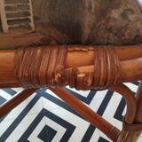 Rattan table and chairs 1960