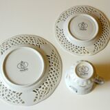 Tasse à thé et café en porcelaine bavaroise Burg Lindau