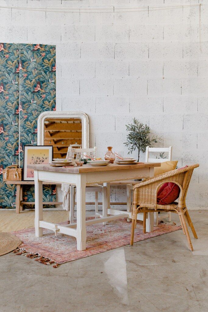 Wooden table solid oak