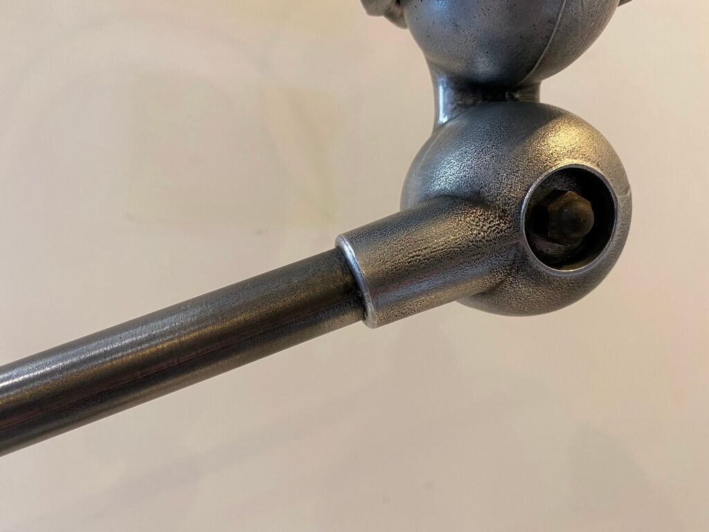 Jieldé desk lamp 2 arms 40cm industrial graphite Jean Louis Domecq