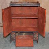 Hand-painted cupboard from Eastern Europe circa 1860.