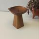 Teak candle holder 1970