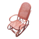 Rocking chair rouge