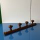 Vintage wall coat rack