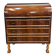 Walnut cylinder-roll-top secretary desk, 1970s.