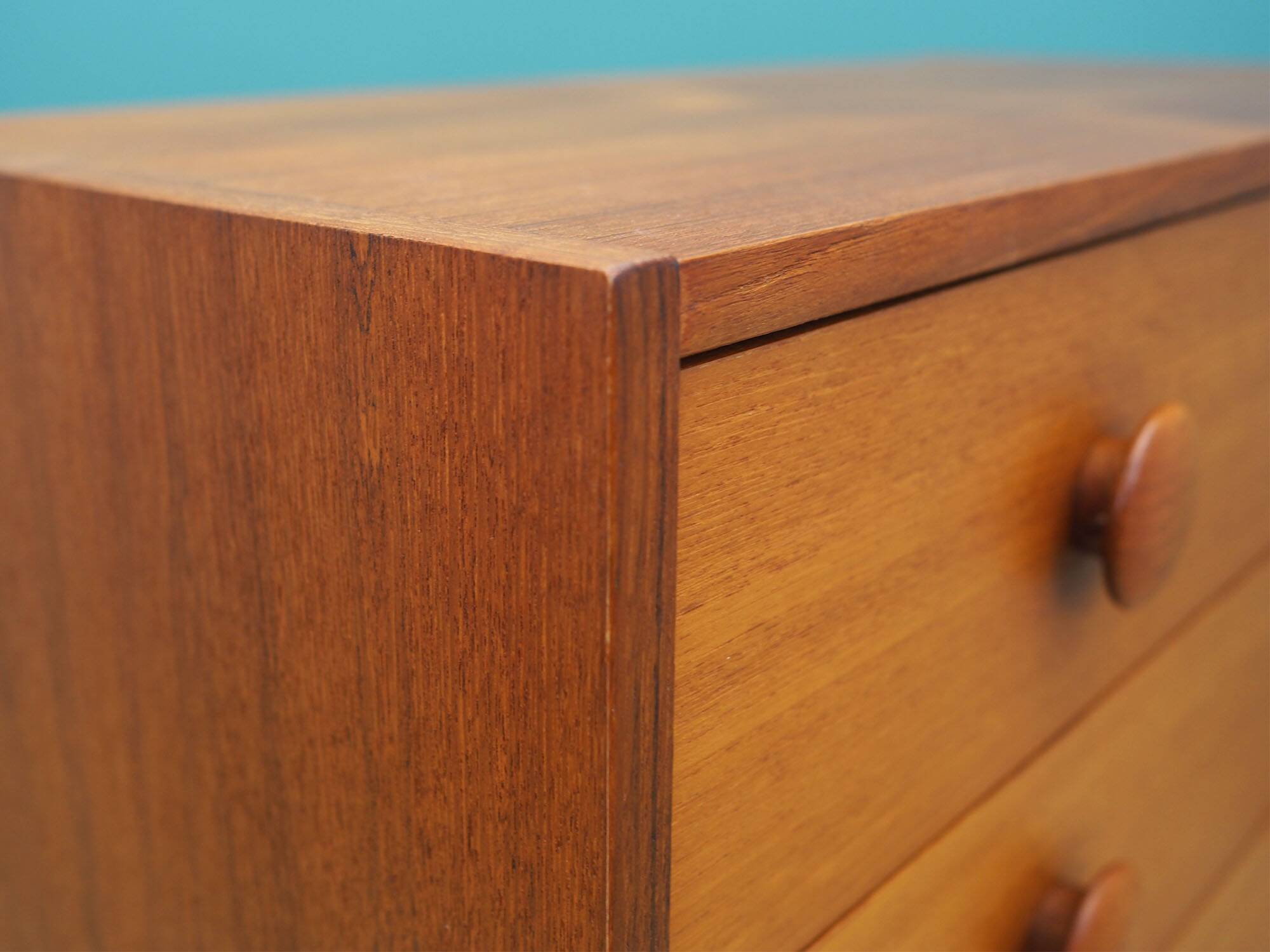 Teak chest of drawers, Danish design, 1960s, production: Denmark