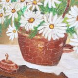 Peinture florale ancienne