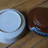 Round scale Testut, brown, vintage 1970s