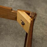 60's rectangular Scandinavian table with extension cords