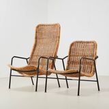 Dirk van Sliedregt Pair of Lounge Chairs for Gebr. Jonkers 1952