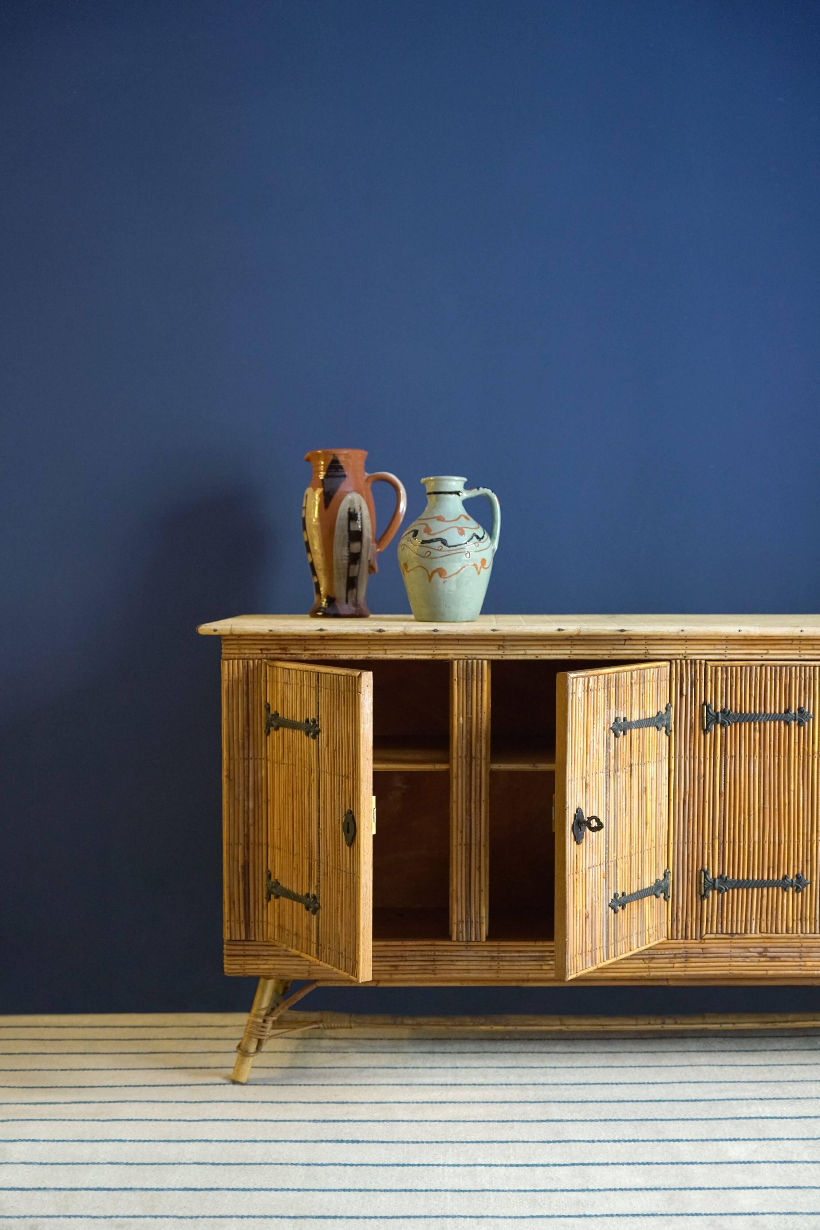 Bamboo Sideboard Adrien Audoux and Frida Minet