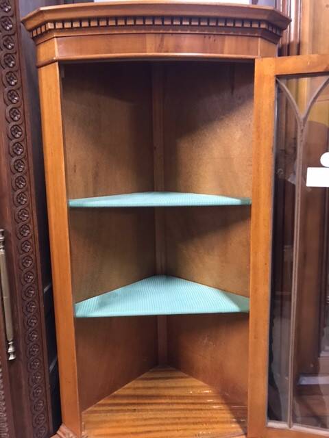 English corner cupboard