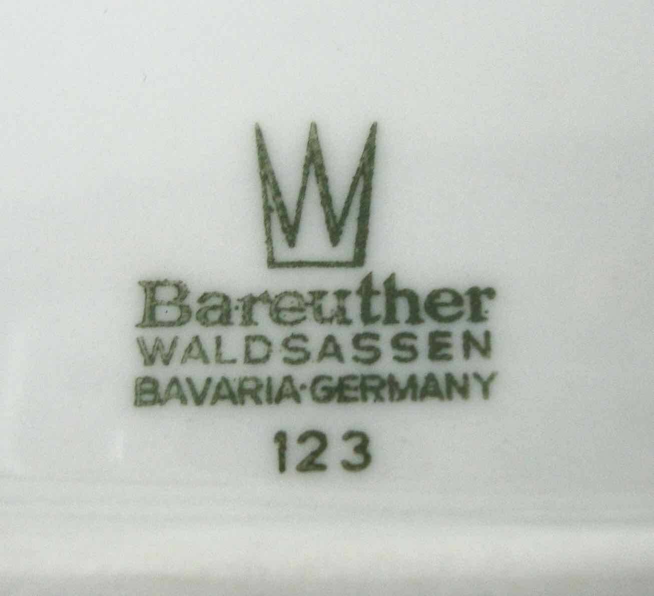 Bareuther Bavaria plate service for 10 people