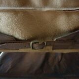 Chair called Safari wooden and leather, 1950s