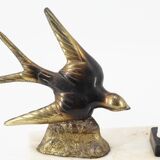 Art Deco swallow lamp