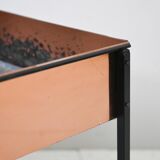 Copper planters with lamp