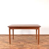 Mid-century Danish teak extendable dining table, 1960s.