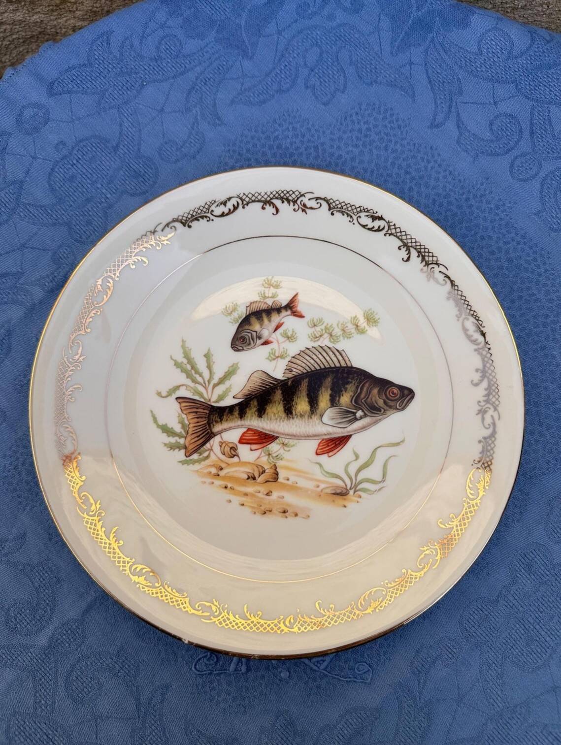 Vintage Fish Plates in Limoges Porcelain – Limoges Enamels