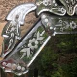 Venetian mirror circa 1900, 100x54 cm