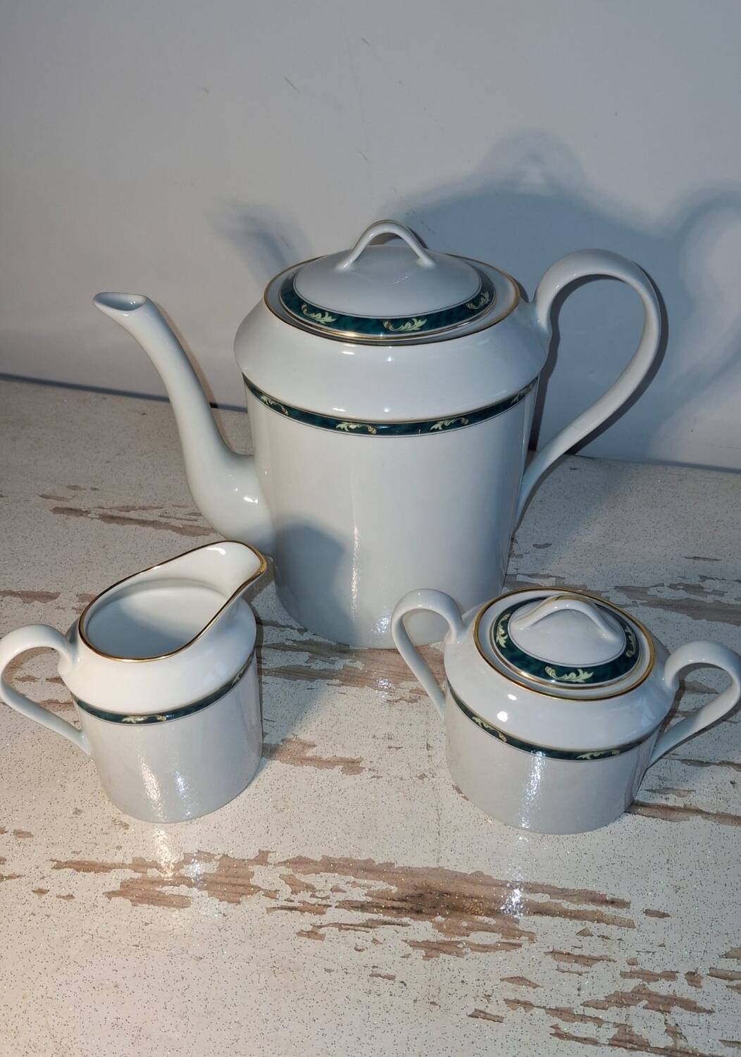 3-piece coffee service – Limoges porcelain – Trianon model