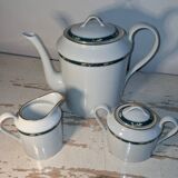 3-piece coffee service – Limoges porcelain – Trianon model