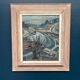 Swedish Oil on Canvas – “Landscape” by Stig Thiderman – Vintage