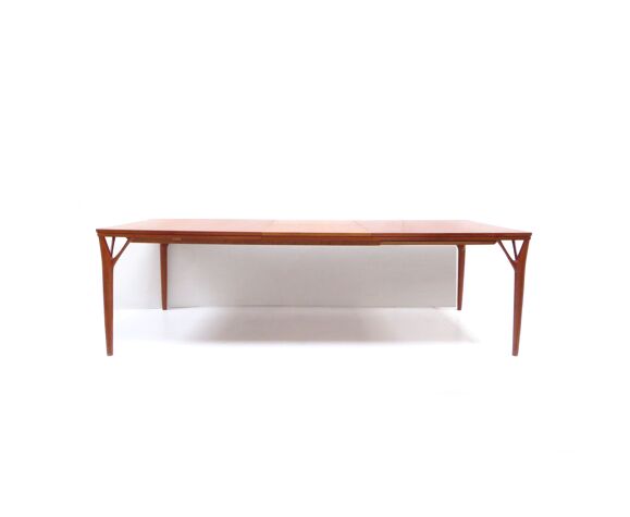 Very Rare And Unique Vintage Dining Table From Helge Vestergaard Jensen For Søren Horn Selency Unique Vintage Dining Table, Jensen Dining Table
