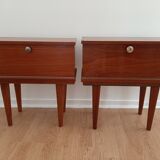 Pair of vintage bedside tables