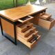 Bureau 2 caissons design années 60