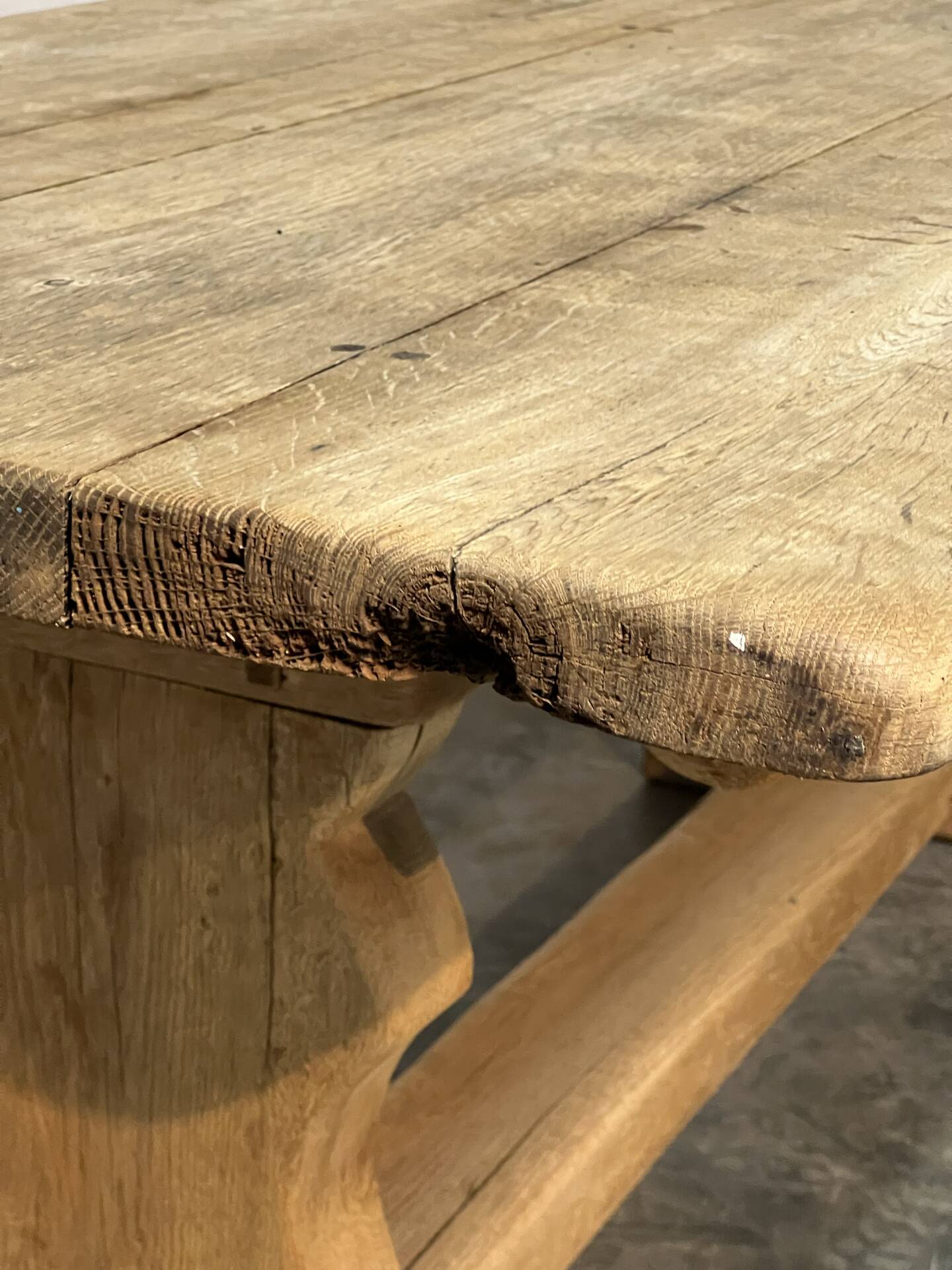 Rustic farmhouse table