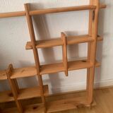 Light wood wall shelf